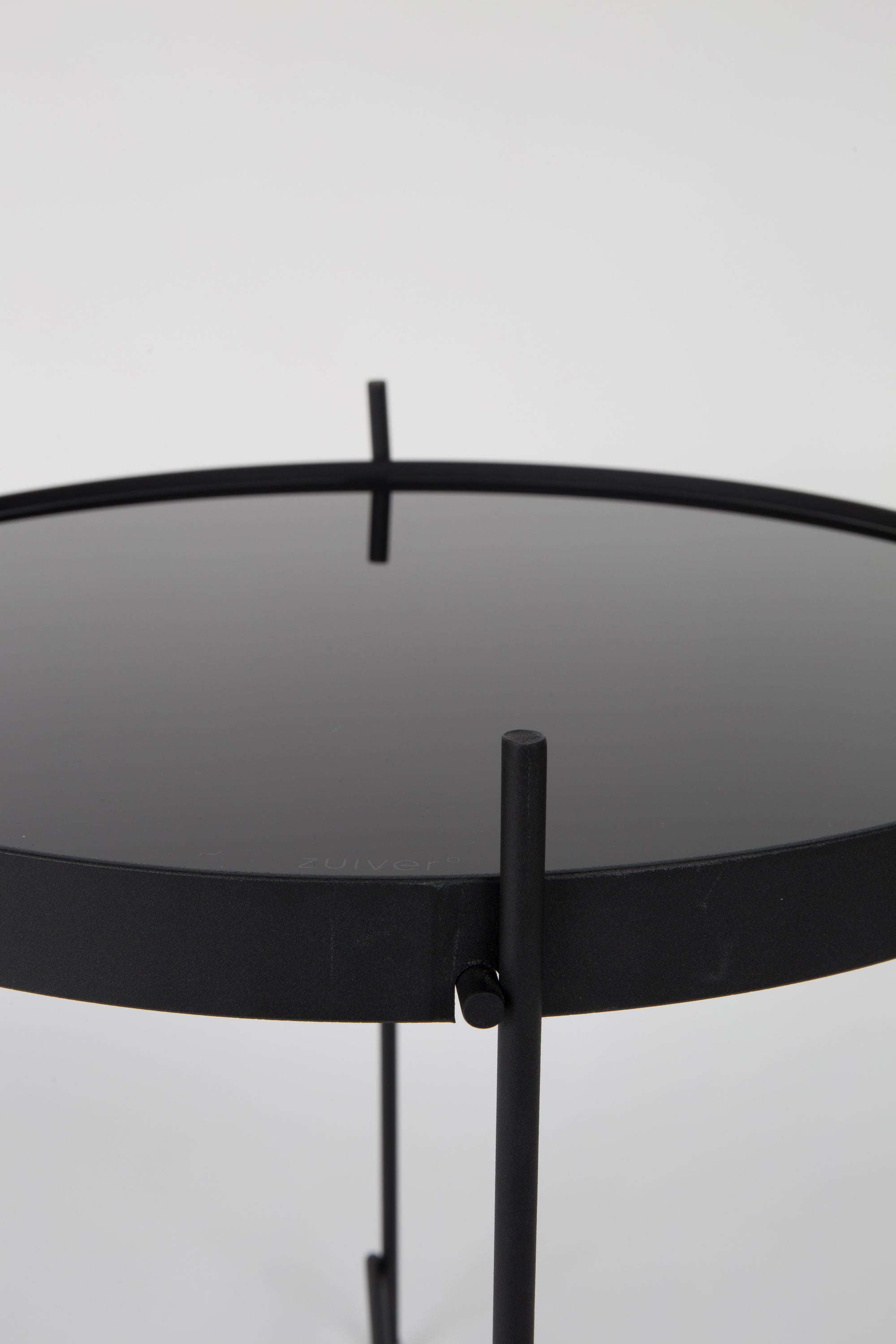Zuiver Cupid Black Glass Side Table